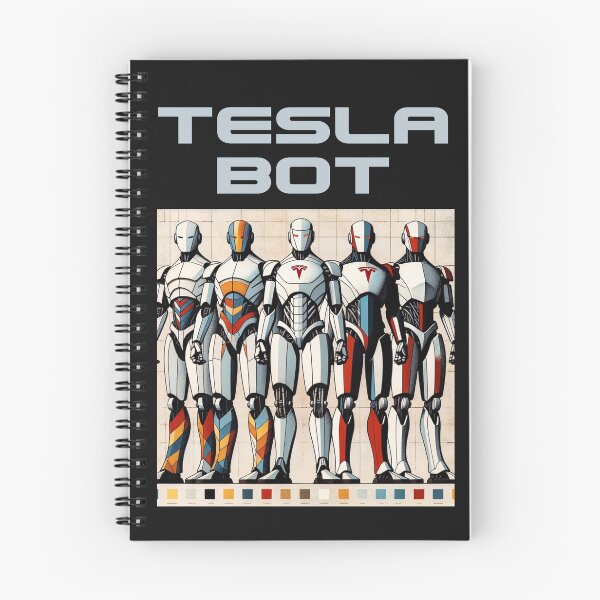 Item preview, Tesla bot designed and sold by TEEJAMBOREE.