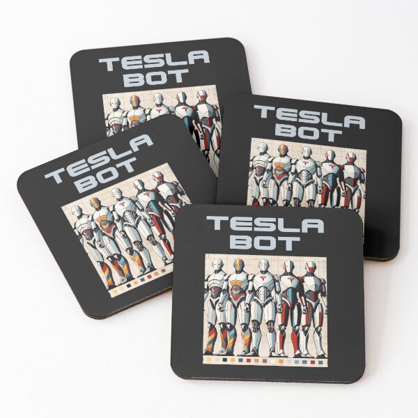 Item preview, Tesla bot designed and sold by TEEJAMBOREE.