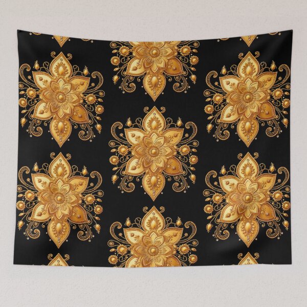 Item preview, Gold emboidery print designed and sold by Tangibles.