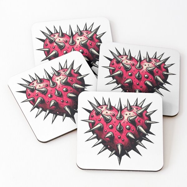 Item preview, spiked heart designed and sold by Greydate.