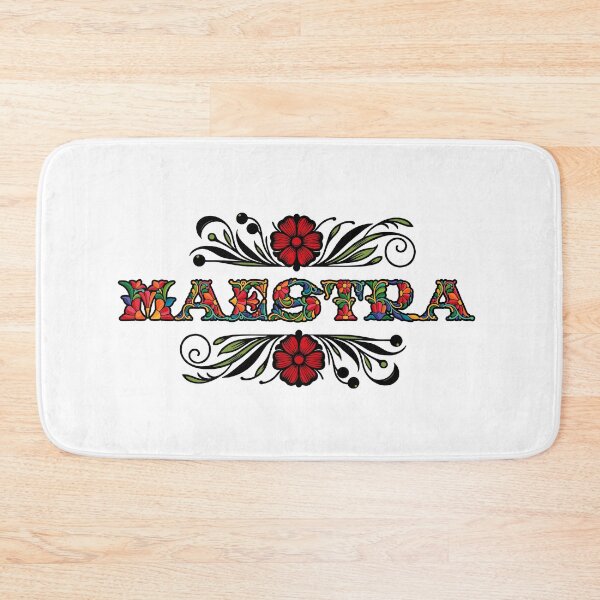 Item preview, Maestra teacher floral design  designed and sold by InspireGlow.