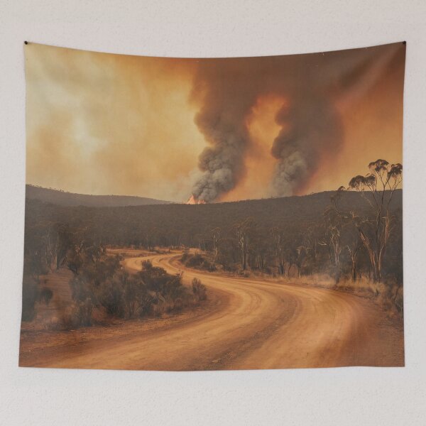 Item preview, Fires: A fictional series of Australian Bushfires 004 designed and sold by TheHotEnd.