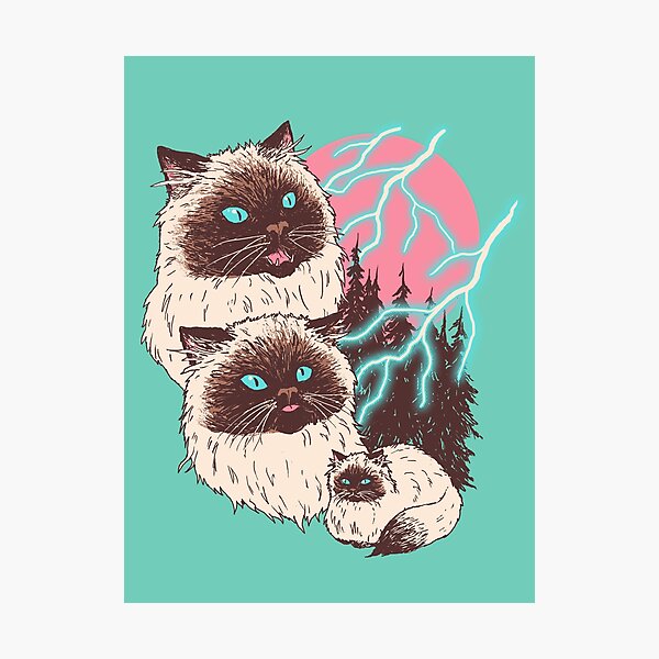 Item preview, Himalightnin' Cats designed and sold by wytrab8.