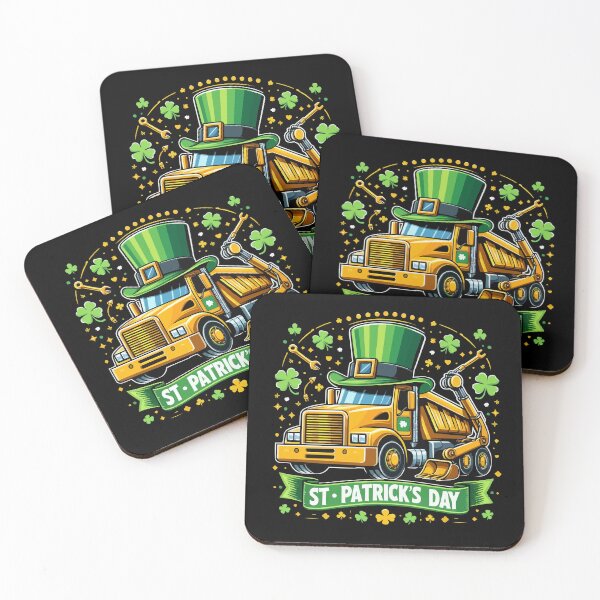 Item preview, Crushing St Patricks Day Monster Truck Saint Pattys designed and sold by ShopSmart213.