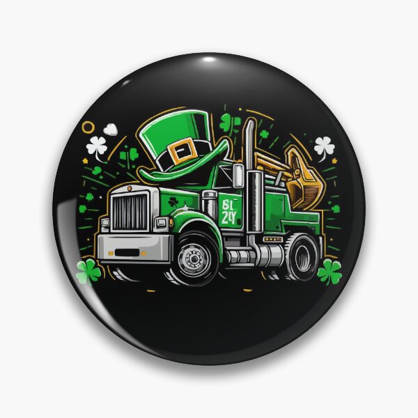 Artikelvorschau, Vernichtender St. Patricks Day Monster Truck Saint Pattys entworfen und verkauft von ShopSmart213.