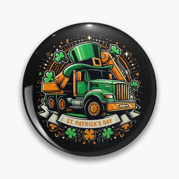 Artikelvorschau, Vernichtender St. Patricks Day Monster Truck Saint Pattys entworfen und verkauft von ShopSmart213.
