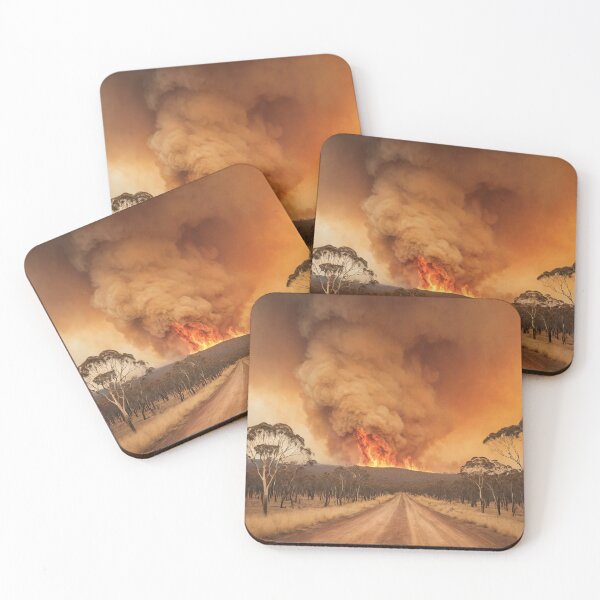Item preview, Fires: A fictional series of Australian Bushfires 004 designed and sold by TheHotEnd.