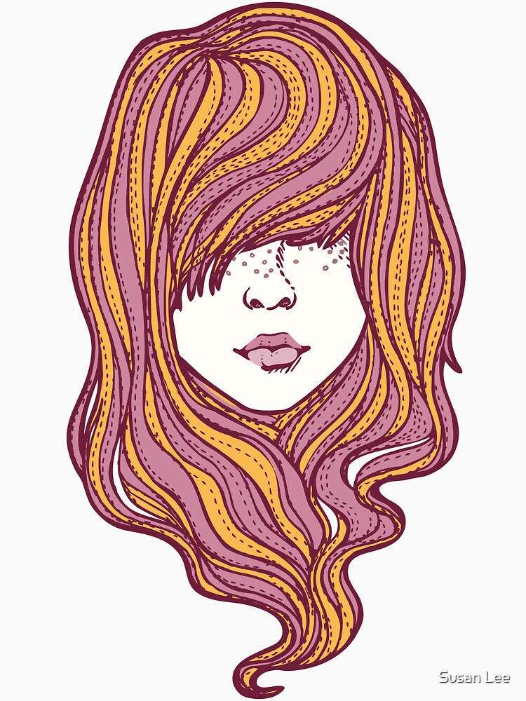 Thumbnail 7 of 7, Essential T-Shirt, Her hair designed and sold by susanlee.