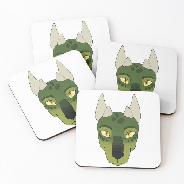 Item preview, Rich Green Striped Kobold Head designed and sold by Goosened.