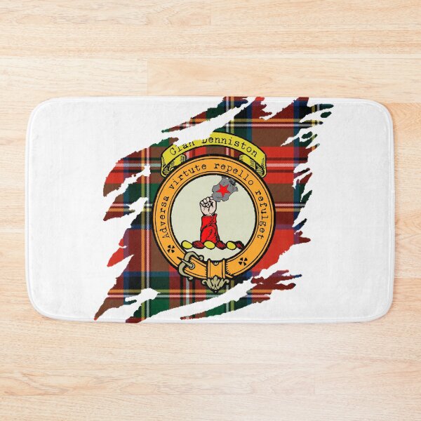 Item preview, Denniston Crest Scottish Surname Tartan designed and sold by BagTown Clans.