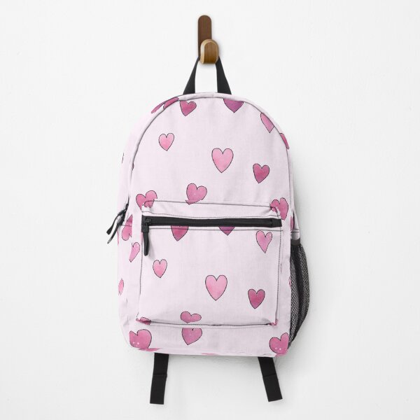 Item preview, Watercolor hearts pattern - pale pink designed and sold by Ellen Wilberg.