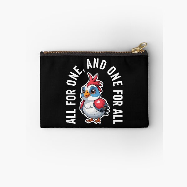 Item preview, Motivational Cute Quail - All for One, One for All - Unity designed and sold by wingstar.