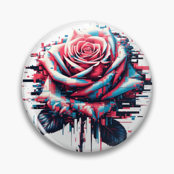 Item preview, Cyber Rose - Glitch Art designed and sold by NexusSales.