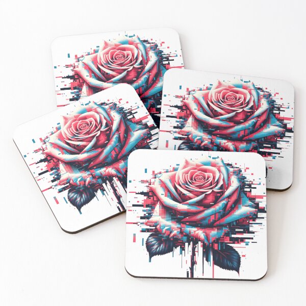 Item preview, Cyber Rose - Glitch Art designed and sold by NexusSales.