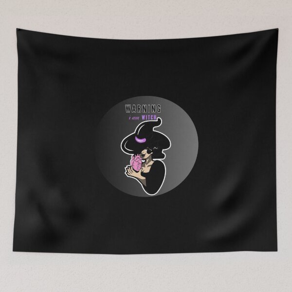 Item preview, Witch, human heart and background black. designed and sold by AnnasAnia.