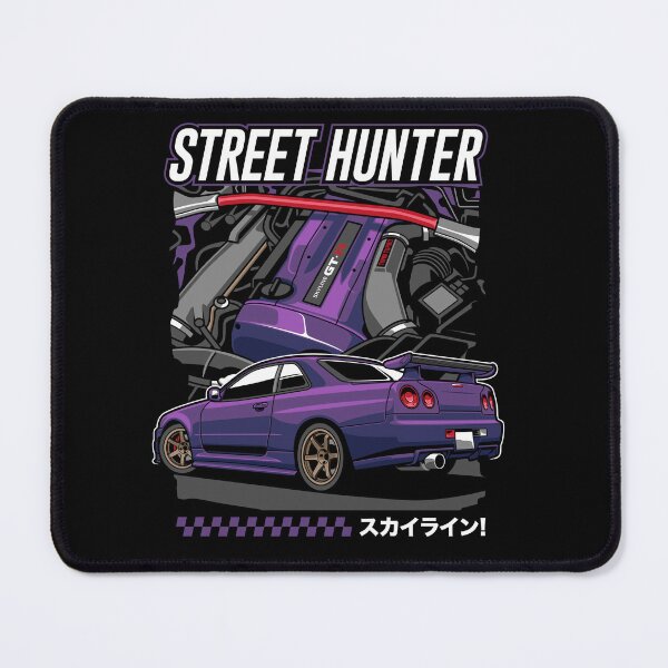 Item preview, Nissan Skyiline GTR 34 JDM Shirt designed and sold by Lowtirecullture.