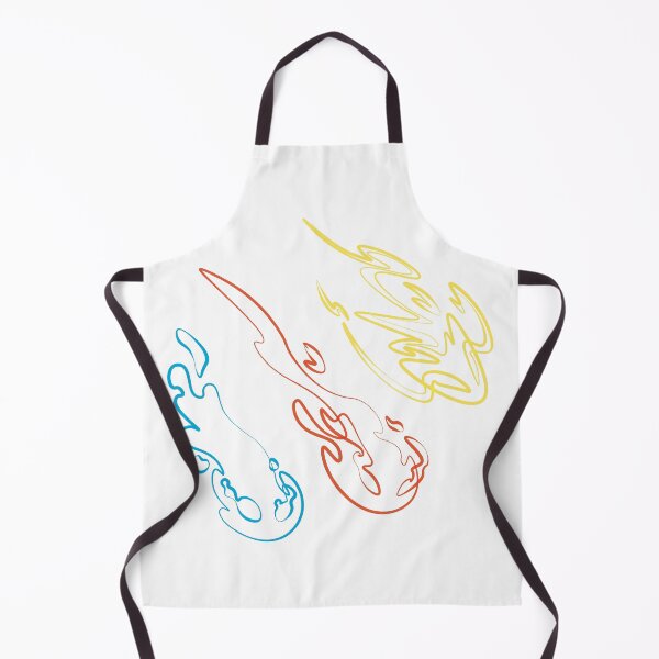 Item preview, Vibrant Elemental Spirits: Fire, Water, Lightning Abstract Art designed and sold by Carsondood.
