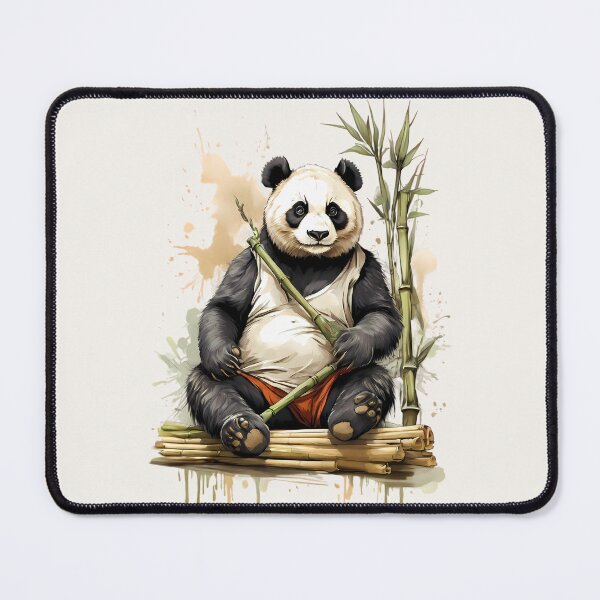 Item preview, Cool Panda Eating Bamboo Shoots designed and sold by BajanTees.