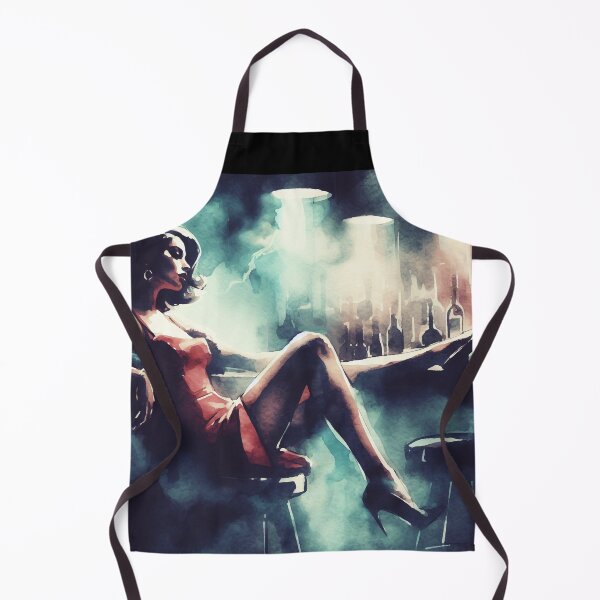 Item preview,  Femme Fatale Lying on the Bar [Neo Noir] designed and sold by RESToRAPTOR.