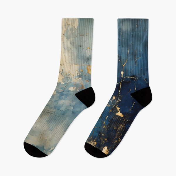 Item preview, Blue and Gold pattern  designed and sold by LifeGivesLemons.