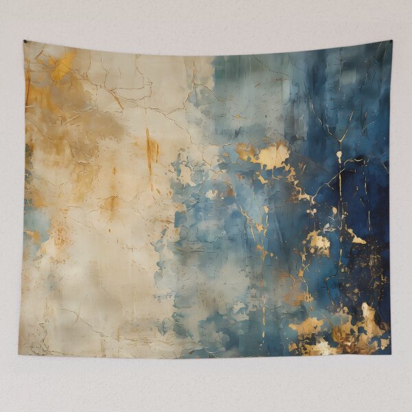Item preview, Blue and Gold pattern  designed and sold by LifeGivesLemons.