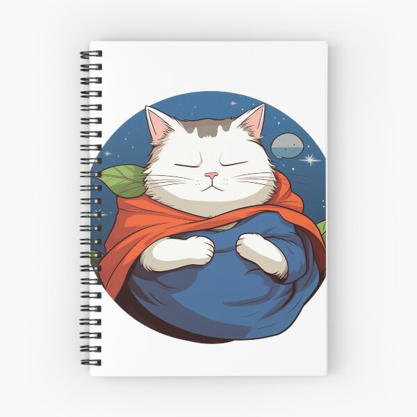 Aperçu de l'œuvre Sleepy Super Cat : un mélange fantaisiste de charme de dessin animé et de magie mème créée et vendue par geodedebit.