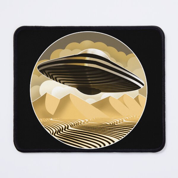 Item preview, UFO in the High Desert designed and sold by ClamLakeCryptid.