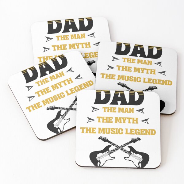 Item preview, Dad The Man The Myth The Music Legend designed and sold by retrorascal.