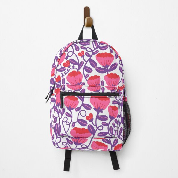 Item preview, Romantic Blooms and Hearts - Valentine's Day Floral Pattern designed and sold by Daniela Vargas Ilustra.