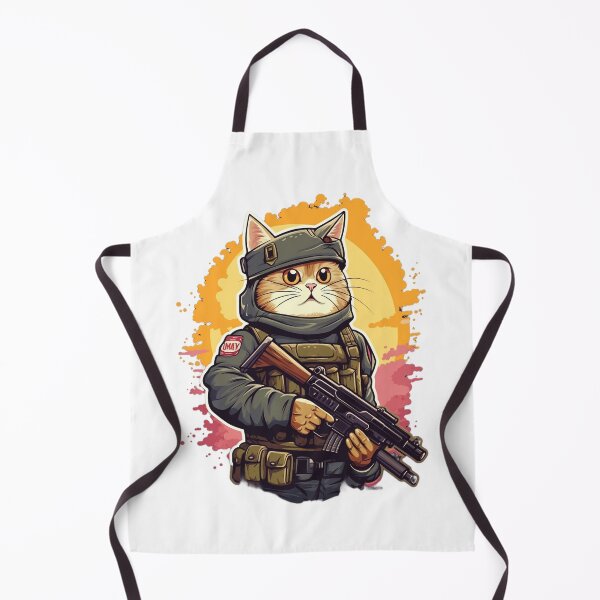 Item preview, I Saw That Jesus - Humorous Cat & Military Meme Artwork designed and sold by geodedebit.