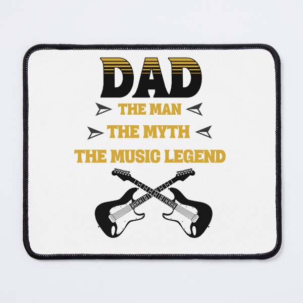 Item preview, Dad The Man The Myth The Music Legend designed and sold by retrorascal.