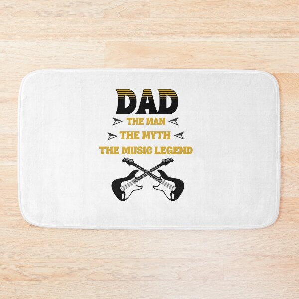 Item preview, Dad The Man The Myth The Music Legend designed and sold by retrorascal.