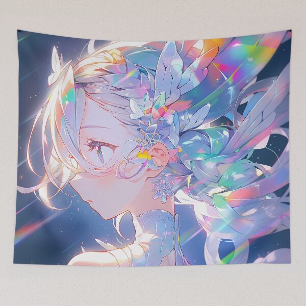 Item preview, Ethereal Crystal Beauty Anime Girl designed and sold by bubblegoth.