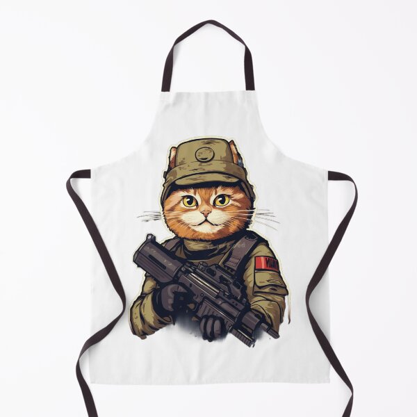 Item preview, I Saw That Jesus - Humorous Cat & Military Meme Artwork designed and sold by geodedebit.