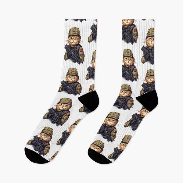 Item preview, I Saw That Jesus - Humorous Cat & Military Meme Artwork designed and sold by geodedebit.