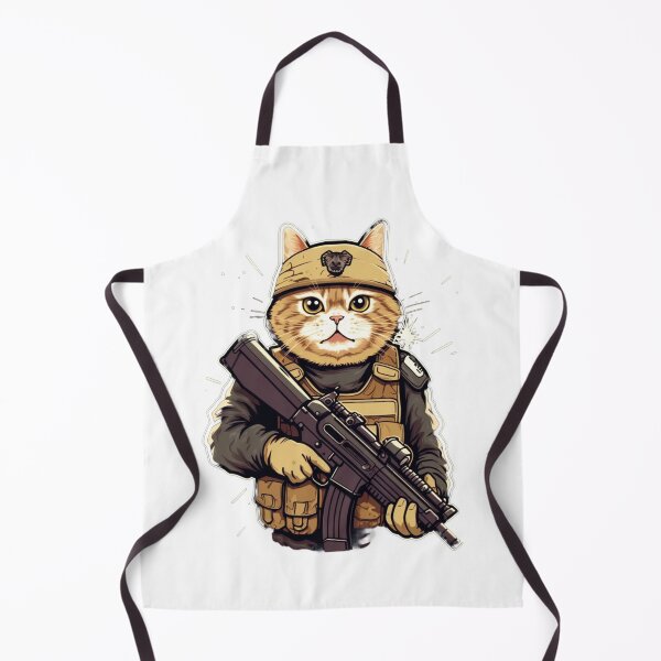 Item preview, I Saw That Jesus - Humorous Cat & Military Meme Artwork designed and sold by geodedebit.