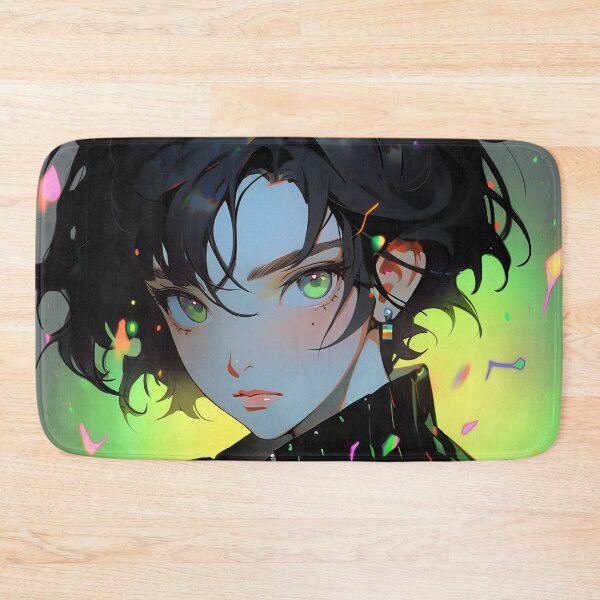 Item preview, Vibrant Futuristic Aesthetic Anime Girl designed and sold by bubblegoth.