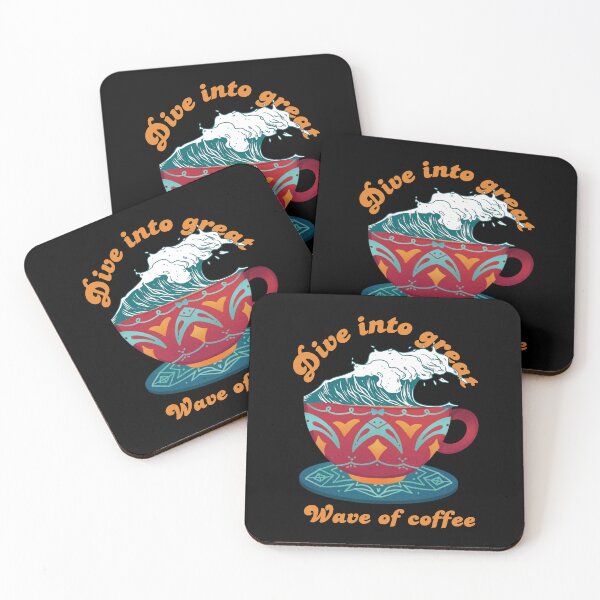 Item preview, Dive into great wave of coffee  designed and sold by Cosmicworld07.