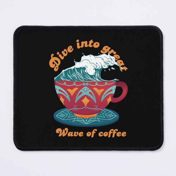 Item preview, Dive into great wave of coffee  designed and sold by Cosmicworld07.