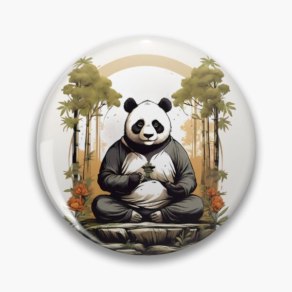 Item preview, Panda Meditating In The Forest designed and sold by BajanTees.