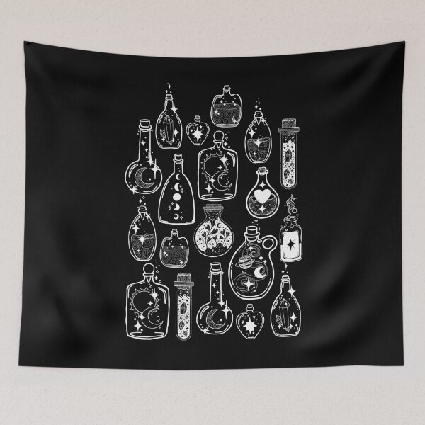 Item preview, Witchy Potion Bottle Pattern designed and sold by WitchyHippy.