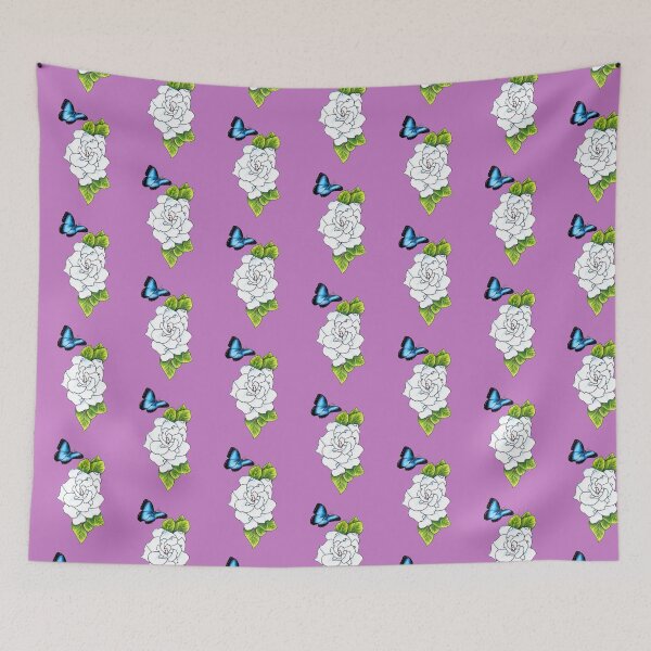 Item preview, Gardenia and Butterfly designed and sold by rainesgarden.