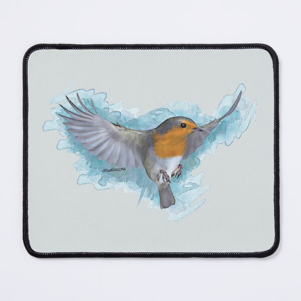 Item preview, Robin bird flying Watercolor designed and sold by studioss76.