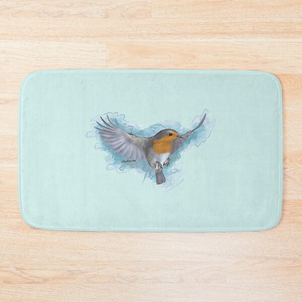 Item preview, Robin bird flying Watercolor designed and sold by studioss76.