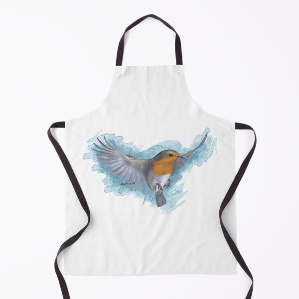 Item preview, Robin bird flying Watercolor designed and sold by studioss76.