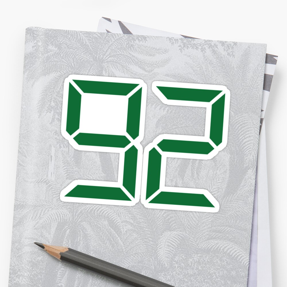 number-92-stickers-by-designzz-redbubble
