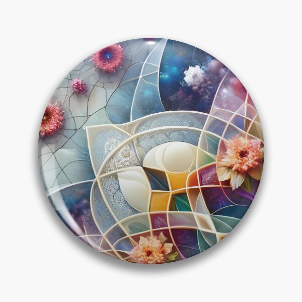Item preview, Hyperbolic Flower designed and sold by MaxEntropyArt.