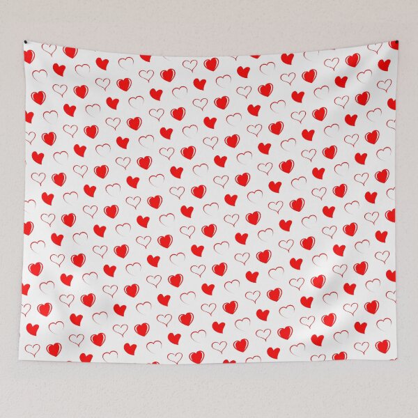 Item preview, Love, Pattern hearts R&W designed and sold by Min Gave.