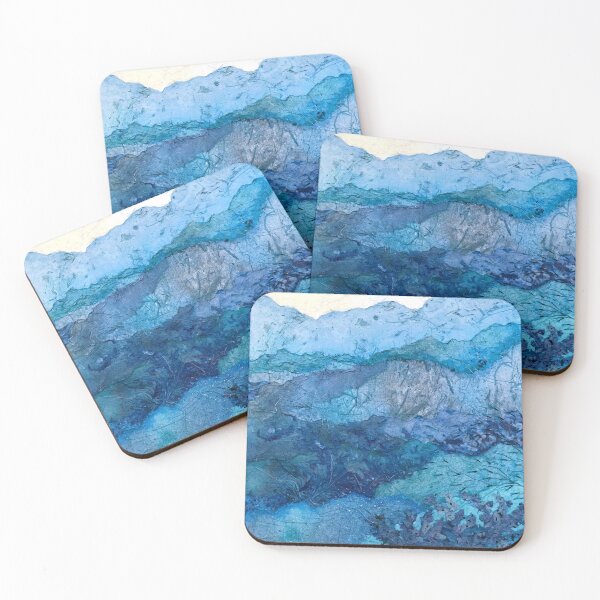 Item preview, Blue Moon Scenic Mountains Exotic Abstract Art designed and sold by DEC02.