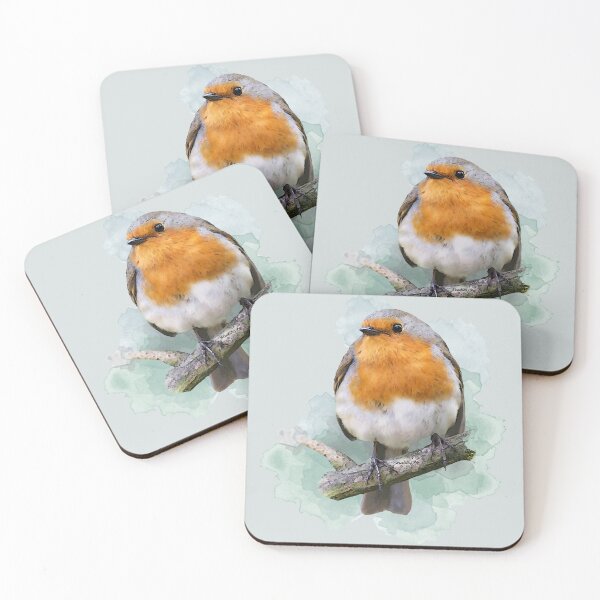 Item preview, Cute Robin bird Watercolor designed and sold by studioss76.